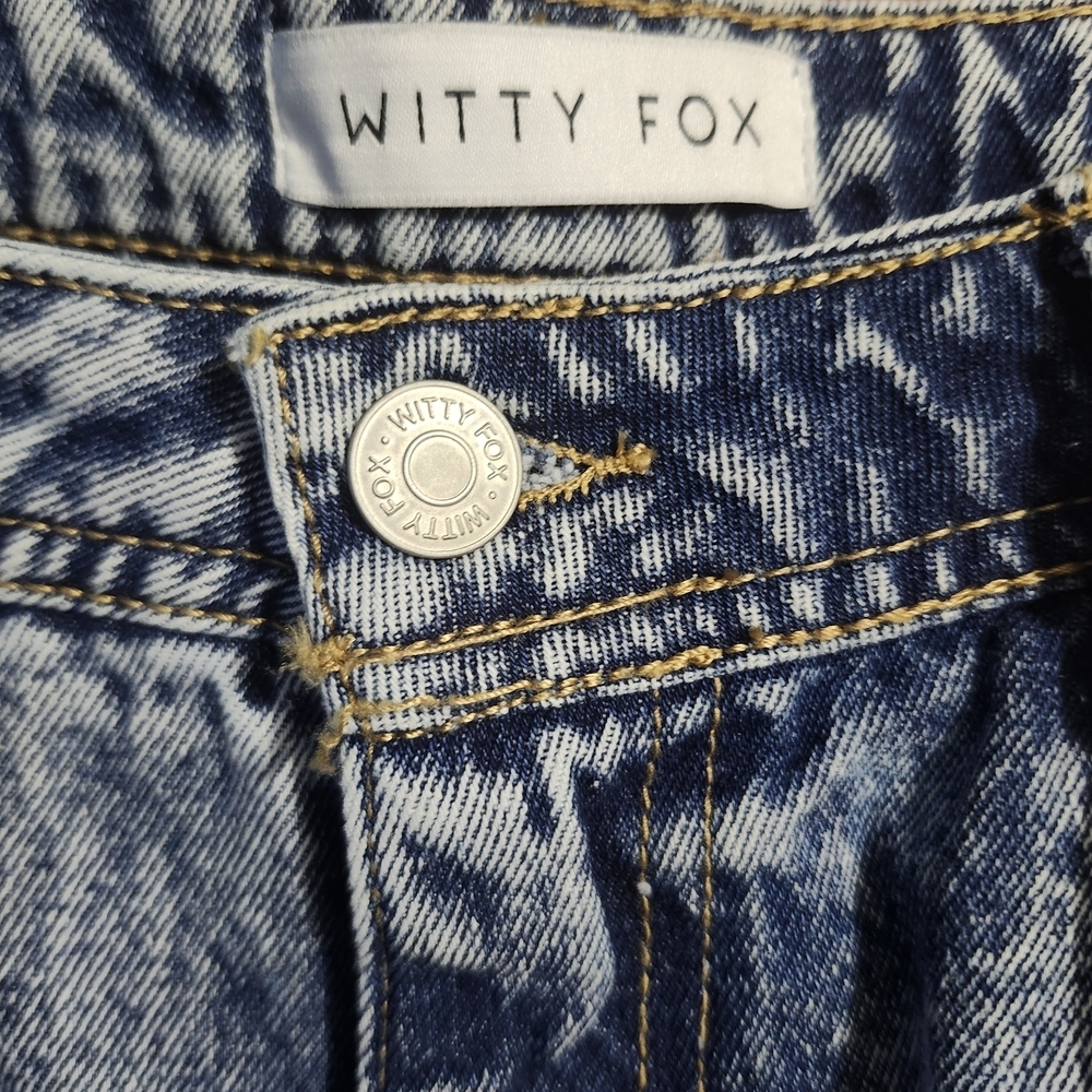 Witty Fox 90s Baggy Dad Jorts Sz 11 - Picture 5 of 9